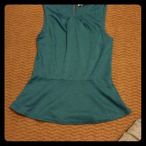 🚫SOLD🚫Blue Peplum Top