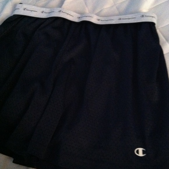 Black champion gym shorts
