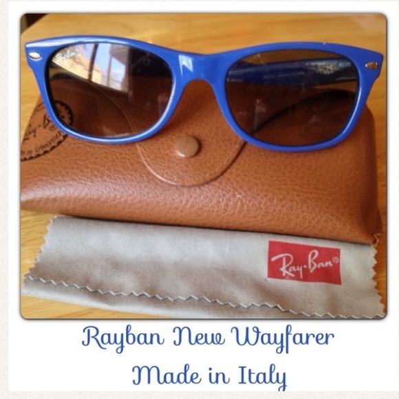 Ray-Ban Accessories - **SOLD**Blue New Wayfarer Sunglasses