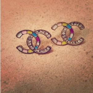 Chanel multicolor earrings