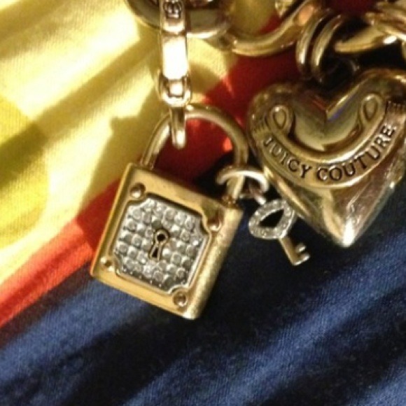 Lock and key charm