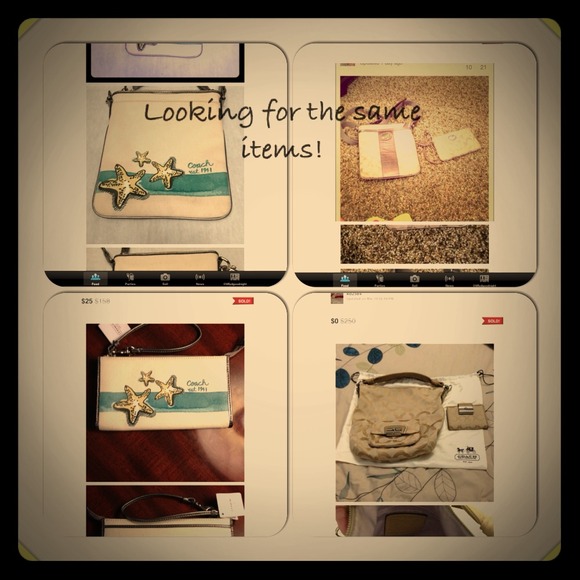Looking for coach items