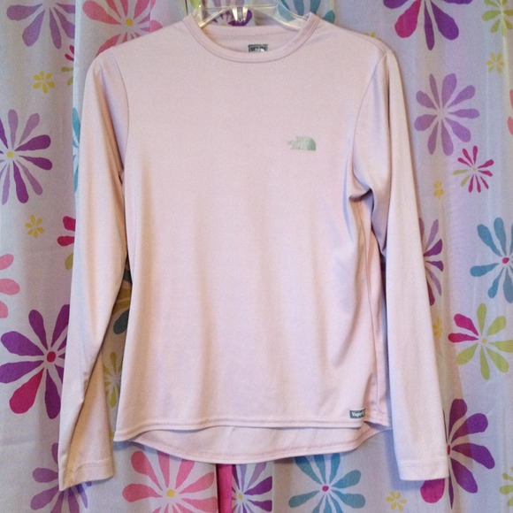 Pink northface long sleeve.