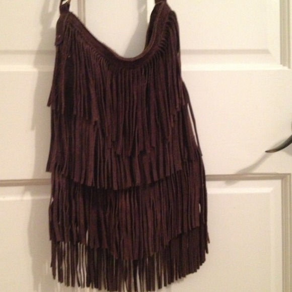 ❌SOLD❌Bohemian fringe purse