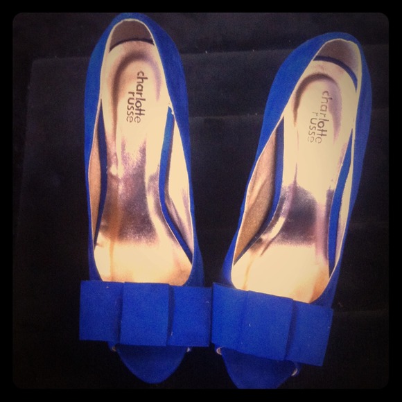 Blue shoes