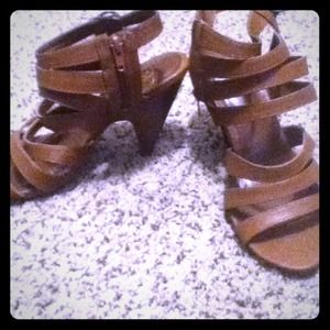Tan Gladiator Heels