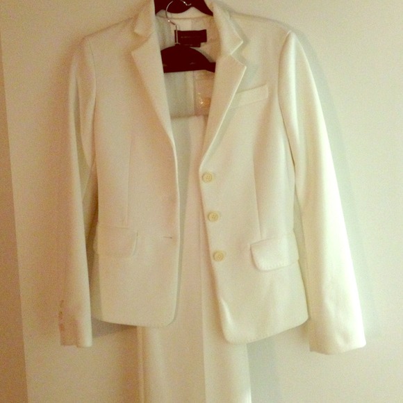 BCBG Off White Suit