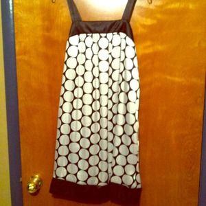 Black and white polka dot dress!