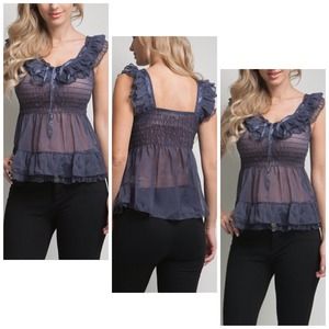🎉HOST PICK🎉 Dreamy Chiffon Top