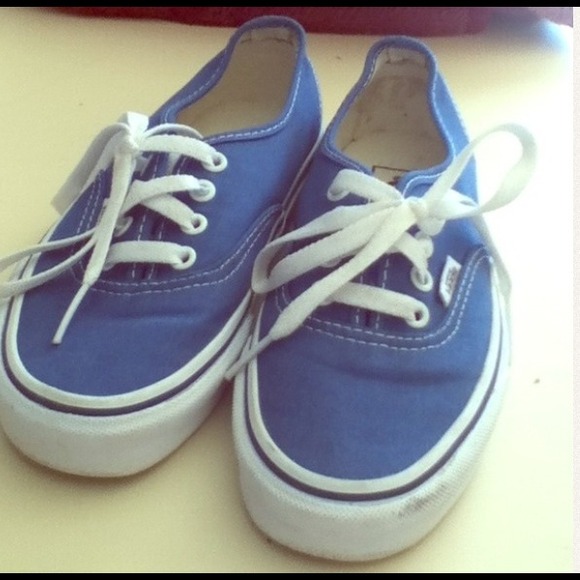 🚫🚫SOLD🚫🚫Blue Vans.,