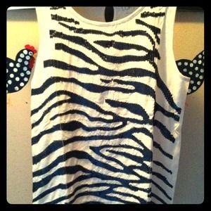 Ann Taylor Loft Tank Top. Small. Sequins.