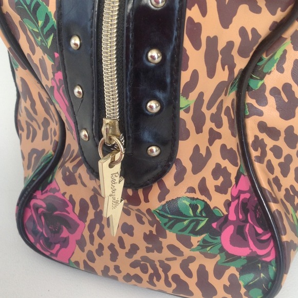 Betseyville Cheetah/Flower Tote Handbag - Picture 3 of 4