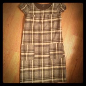 Plaid fitted dress from Gap
