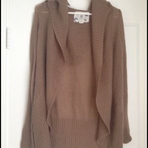 *Reserved* Element Beige / Camel Long Sweater Wrap
