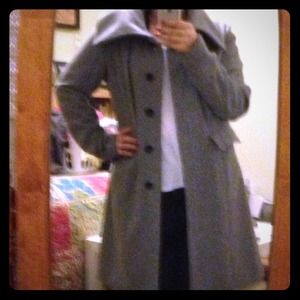 Knee Length Wool Coat