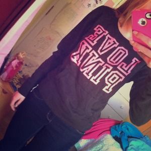 NWOT Victoria's secret pink sweatshirt