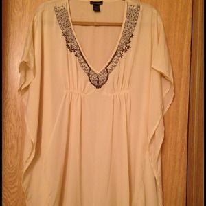 Semi sheer tunic