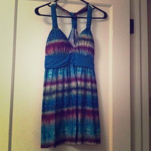 Tie dye flowy top