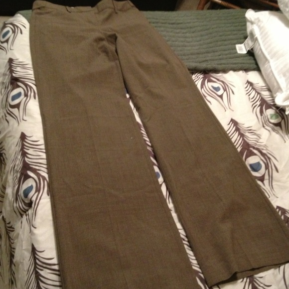 Brown express editor pants.