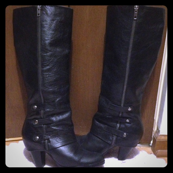 💢REDUCED💢Tall black leather boots