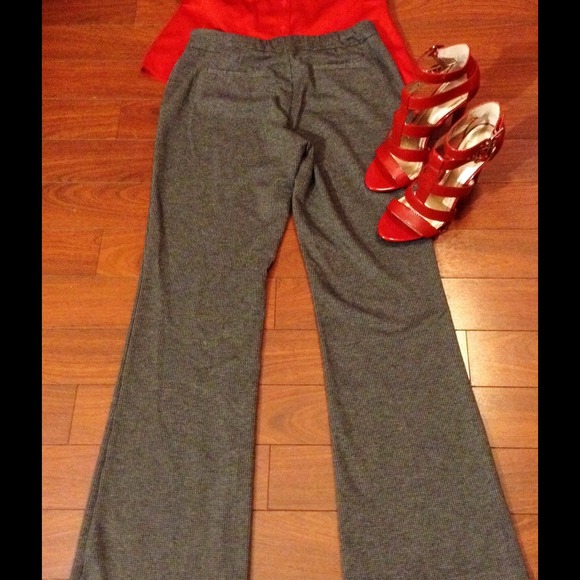Black and gray checkered NY and Co slacks - Picture 3 of 4