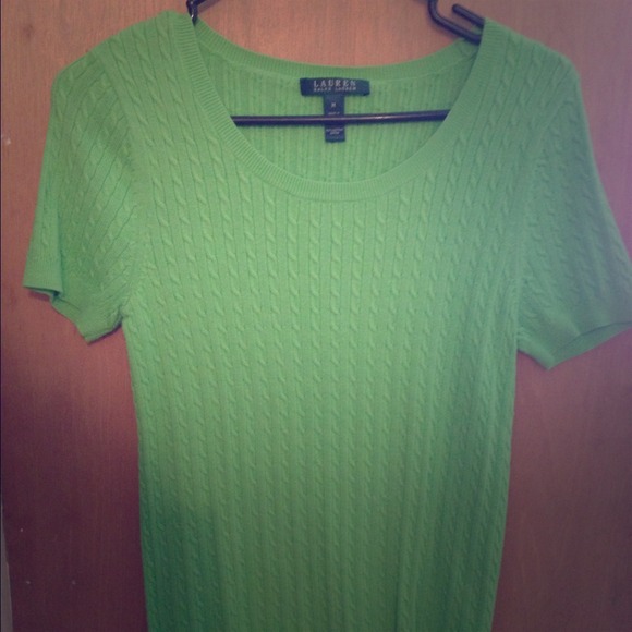 SOLD Ralph Lauren Lime Green Sweater - worn once!
