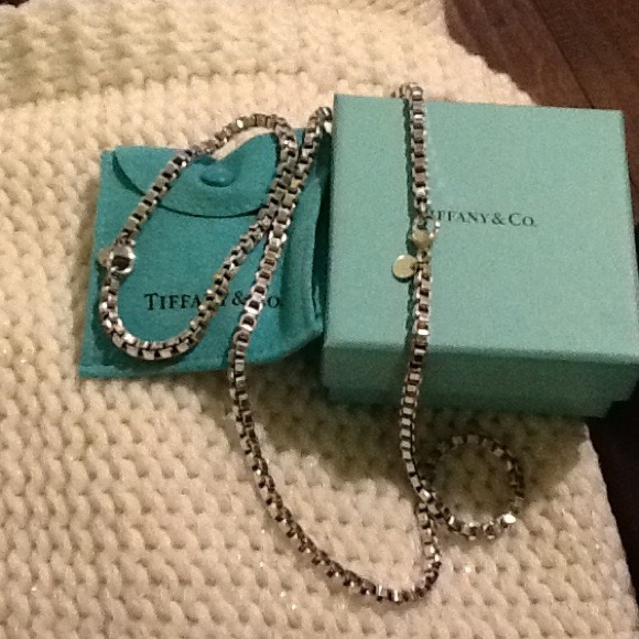 Tiffany&Co Venetian link sterling necklace & brace