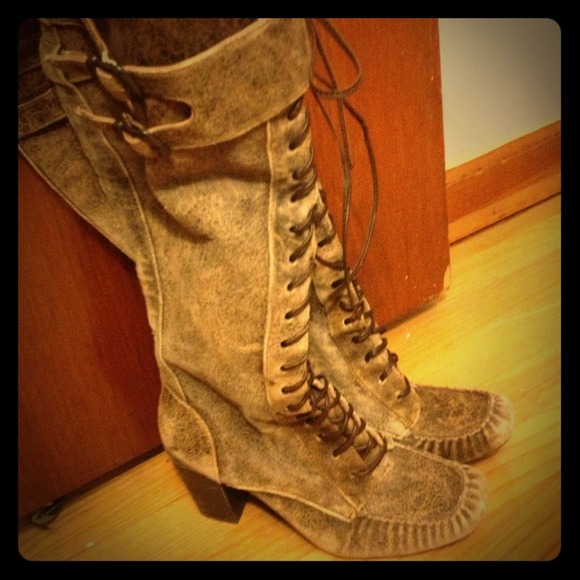 Boots - vintage look -