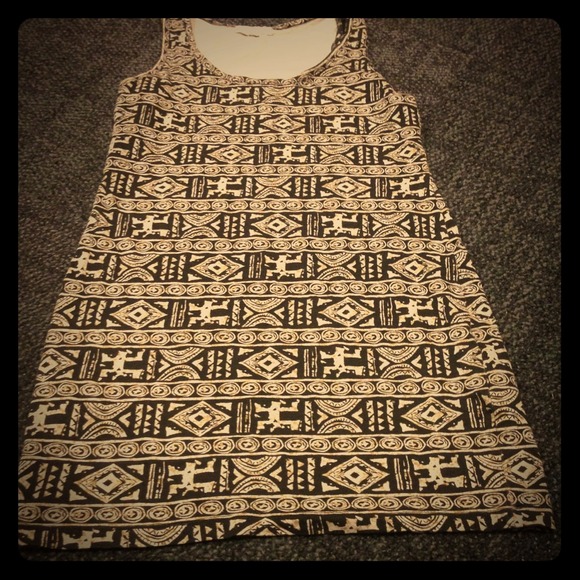 Tribal print dress