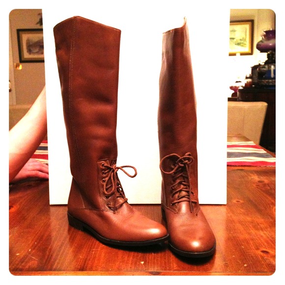 ***PRICED TO SELL*** NWOT Leather Riding Boots