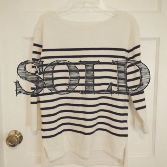 🚨 SOLD NWOT Forever 21 3/4 Sleeve Striped Top