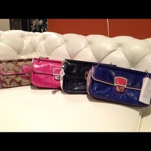 Brand New Color Block Willis From Coach