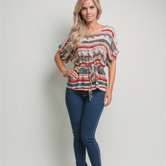 *Sold out* Gypsy Tribal top - Picture 3 of 3