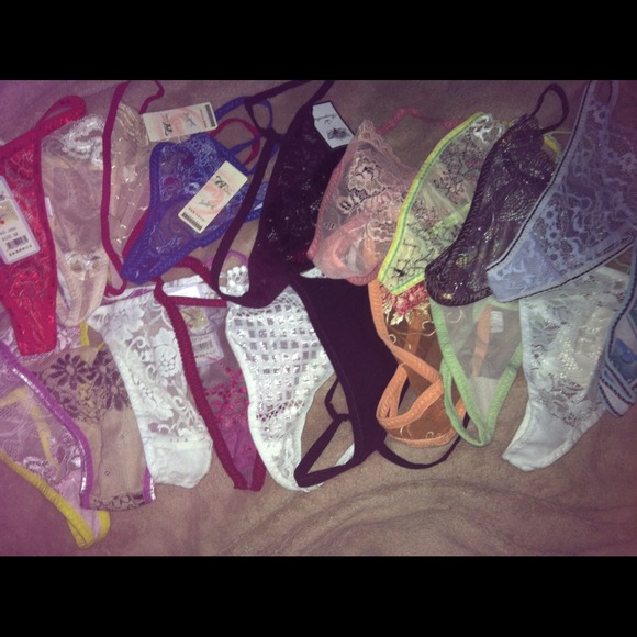 Lace Thong underwear XL -small