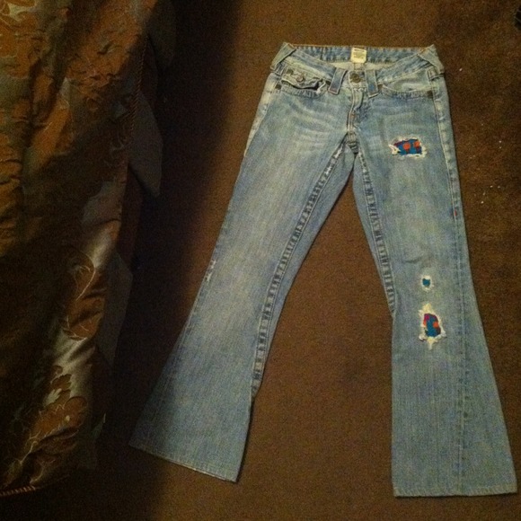True Religion Distressed 24 Short
