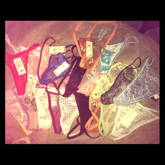 Sexy lace thongs