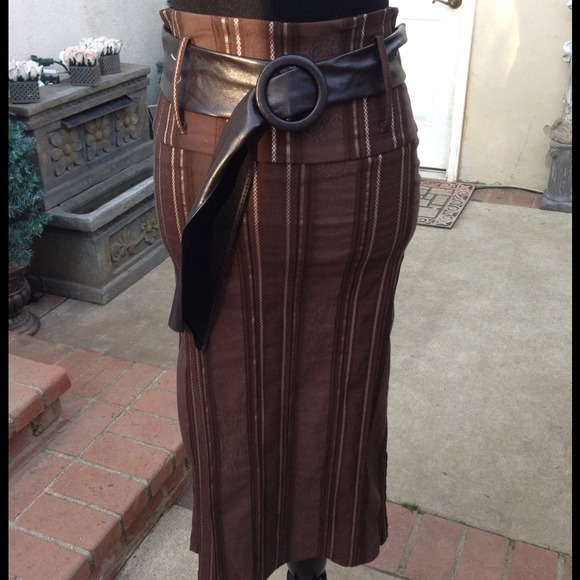 Blk and brown skirt! REDUCED 🎉🎉🎉🎉🎉