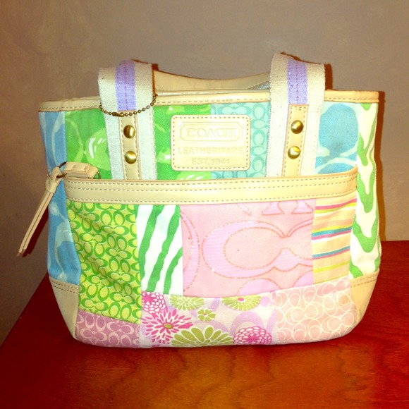 Gorgeous Patchwork Coach Purse