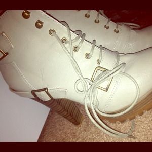 Cute lace-up ankle boots from Charlotte Russe