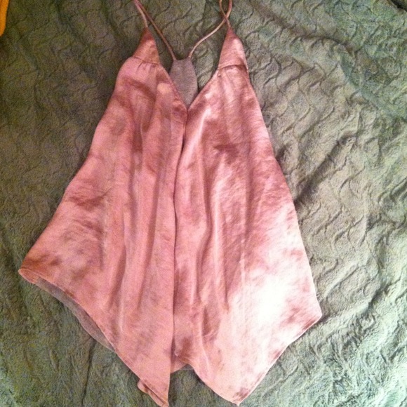 A flowy silk shirt