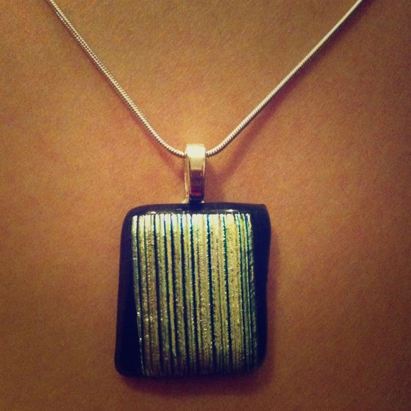 Jewelry - Hand Made Fused Glass Pendant