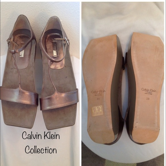 🔴SOLD🔴CALVIN KLEIN COLLECTION Platform Sandals