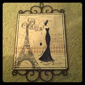 Paris vintage wall art.