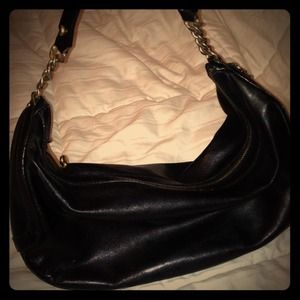 Authentic Juicy Couture Black leather Purse/Bag