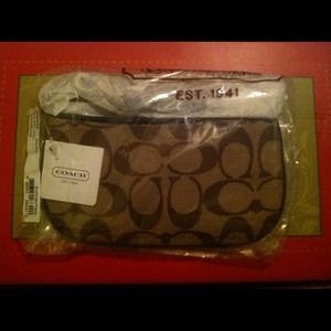 Authentic Coach Wristlet