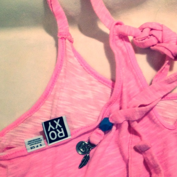 Hot Pink Roxy Tank - Picture 2 of 4