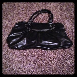 Brown leather like bag- very soft!