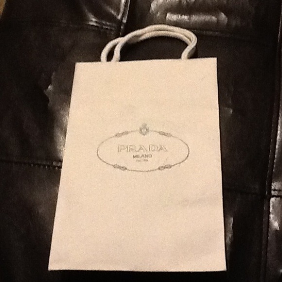 Authentic Prada shopping bag
