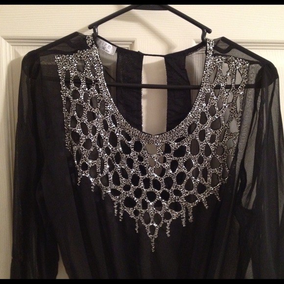 ❌❌SOLD Rhinestone swim coverup❌❌