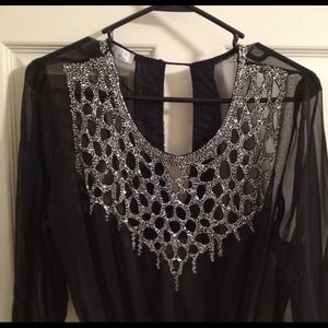 ❌❌SOLD Rhinestone swim coverup❌❌